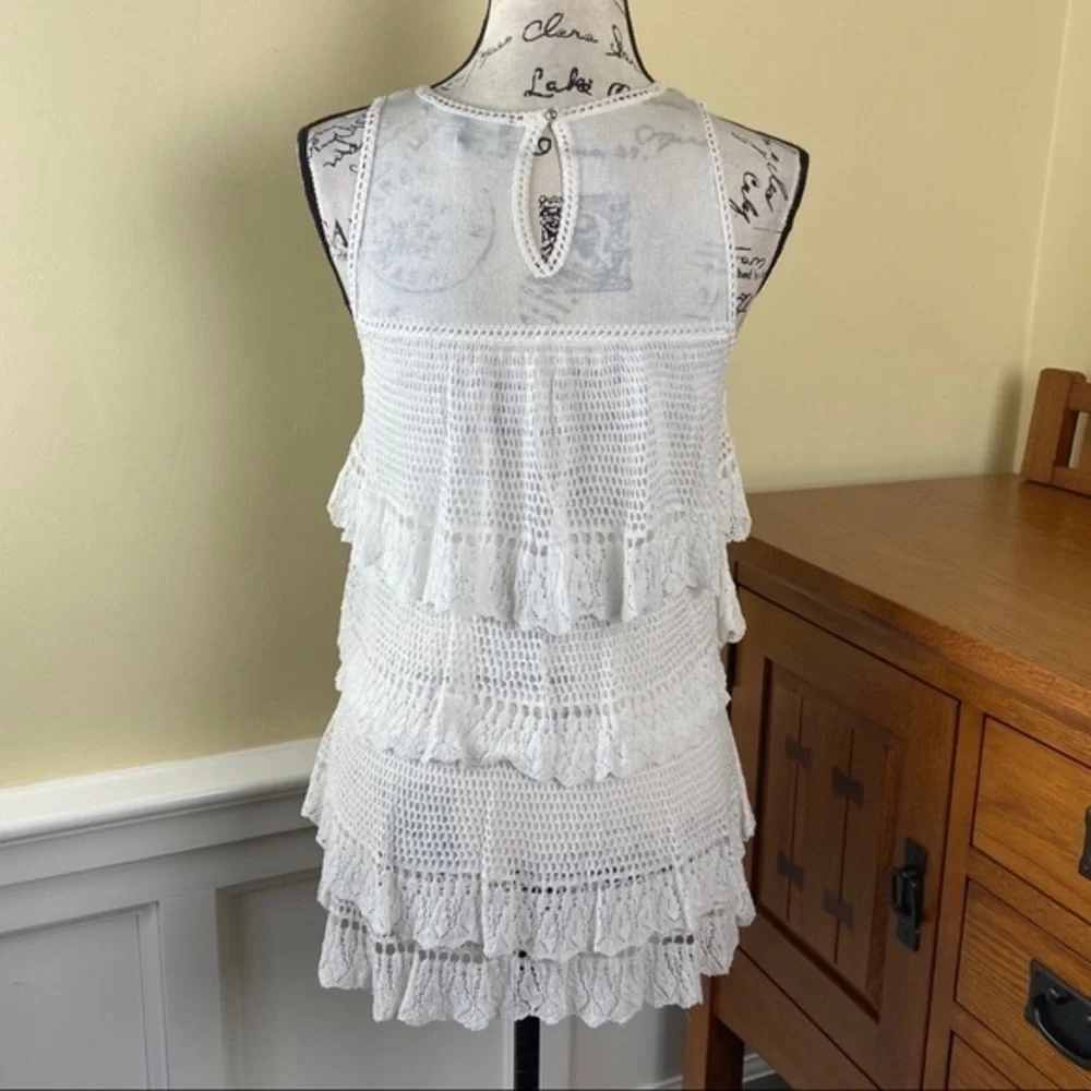 White House Black Market Crochet Top - Picture 5 of 7